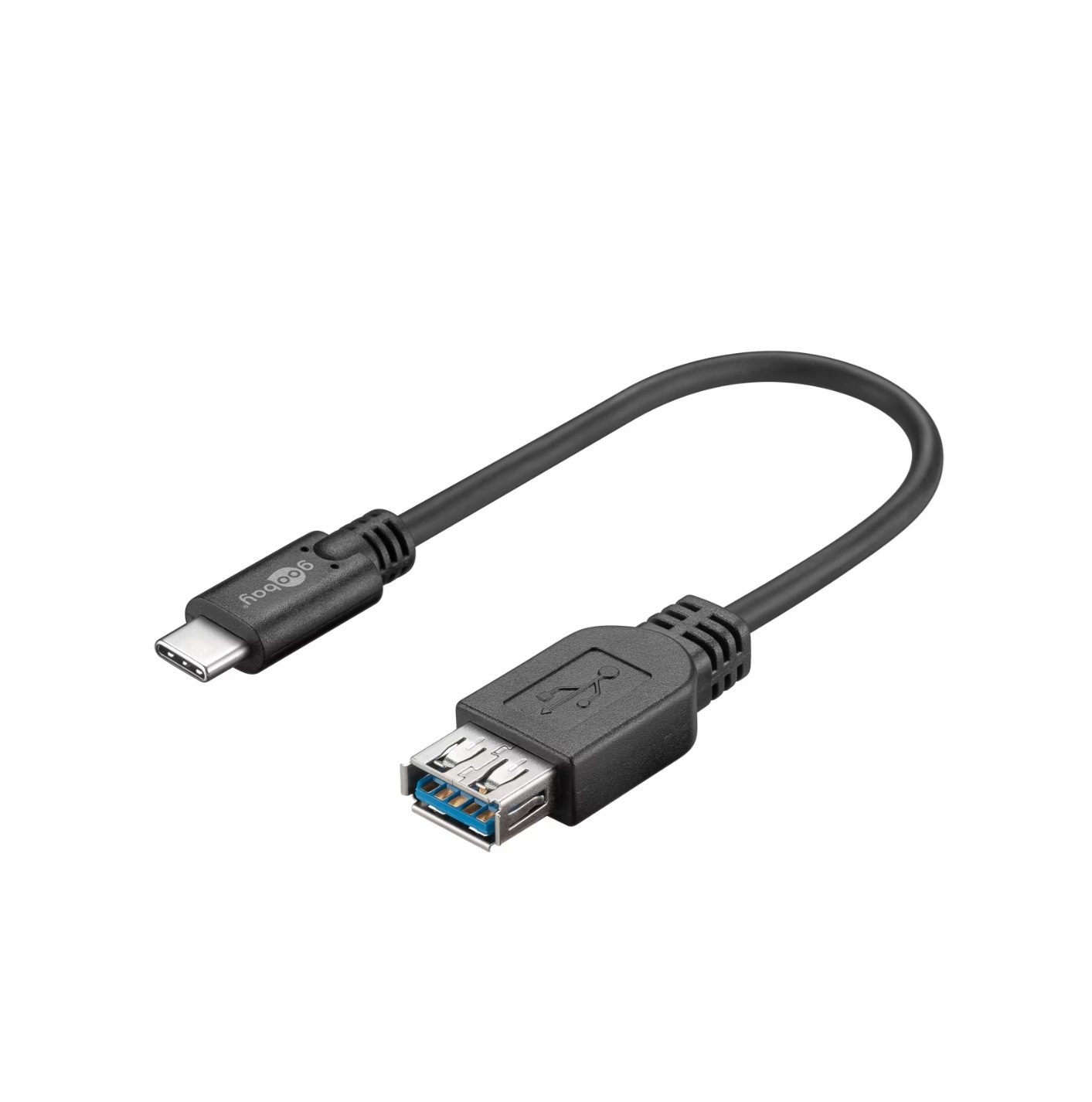 Goobay USB-C to USB-A Adapter Cable, 20 cm
