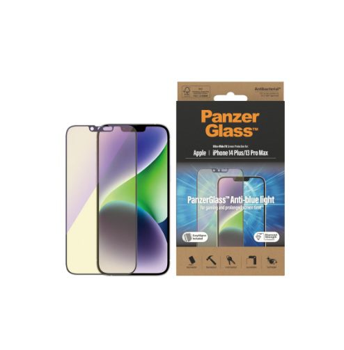 PanzerGlass Ultra-Wide Fit (1 Piece), Apple iPhone 13 Pro Max, Apple iPhone 14 Plus