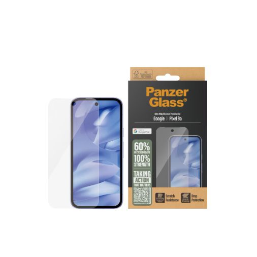 PanzerGlass Crystal Clear Screen Protector (1 Piece), Google Pixel 9a