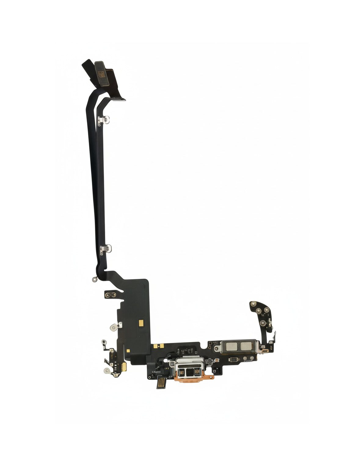 Charging Port Flex Cable For iPhone 17 Pro Max (Orange)