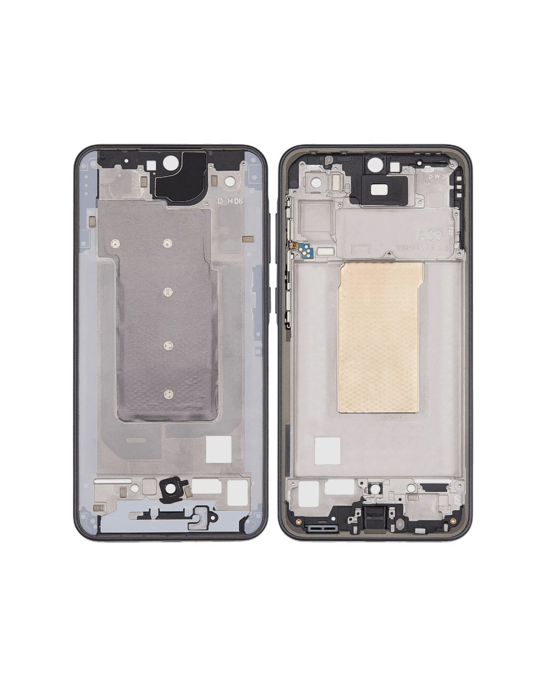 Mid-Frame Housing For Samsung Galaxy A36 5G (Black)