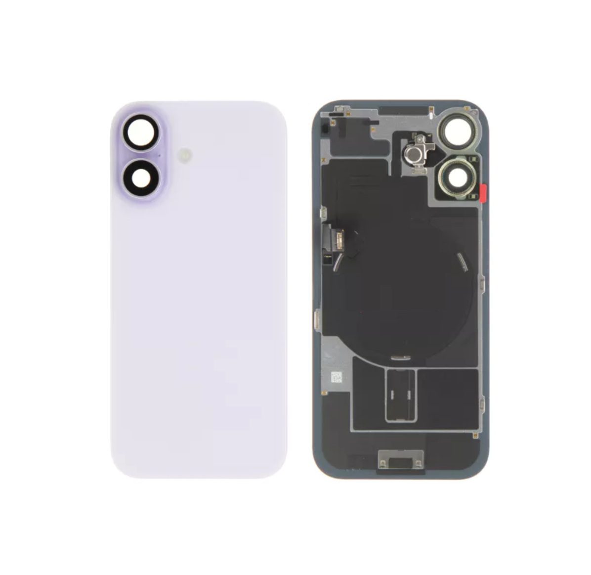 Back Glass + W/Small Component Pre-installed for iPhone 17 (Lavender)