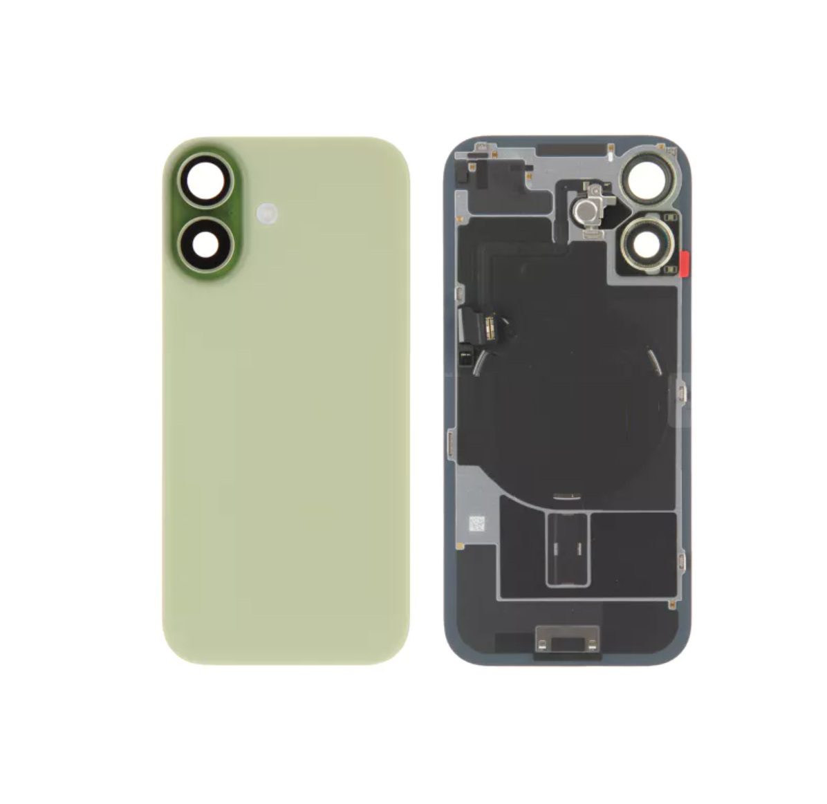Back Glass + W/Small Component Pre-installed for iPhone 17 (Sage)