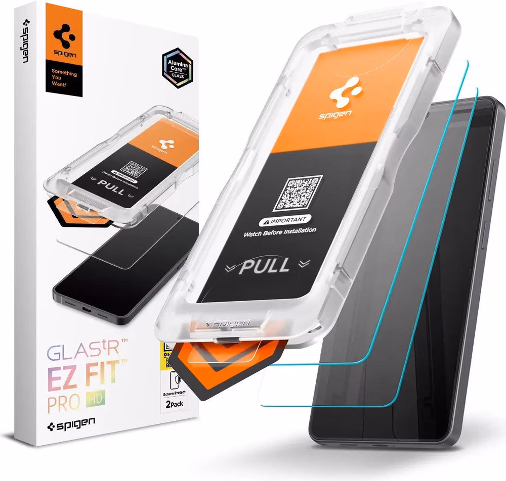 Spigen Screenprotector for Samsung Galaxy S26 Ultra - Tempered Glas with Installation 2 stuks - Transparent